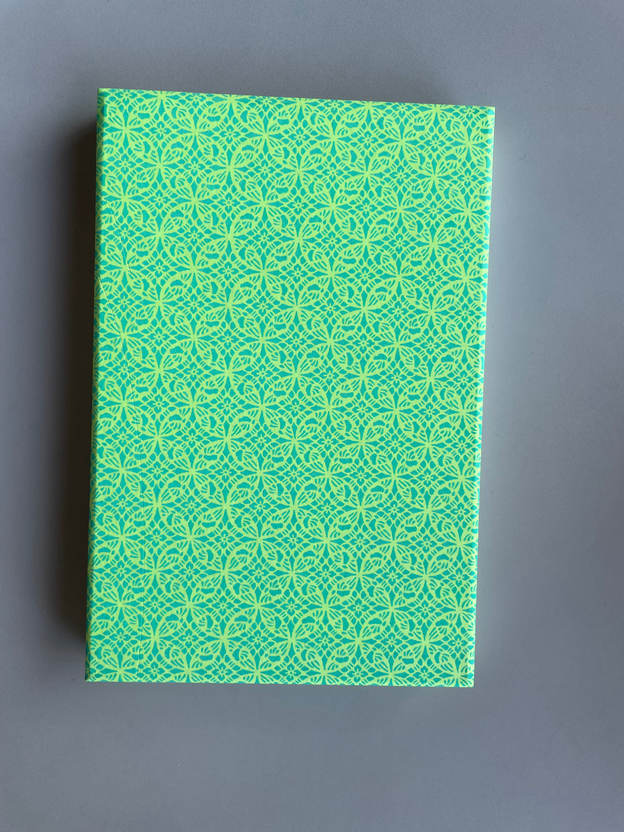 Washi Paper Neon Red Seal Stamp Notebook by Shogado