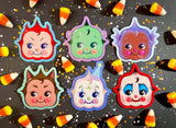 Costumed Kewpie Doll Halloween Sticker