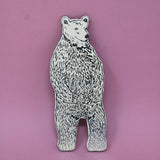 Leather Bear Magnet