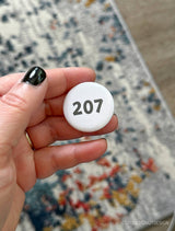 Area Code Pinback Button
