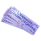 Normalize Holding A Grudge Vinyl Sticker