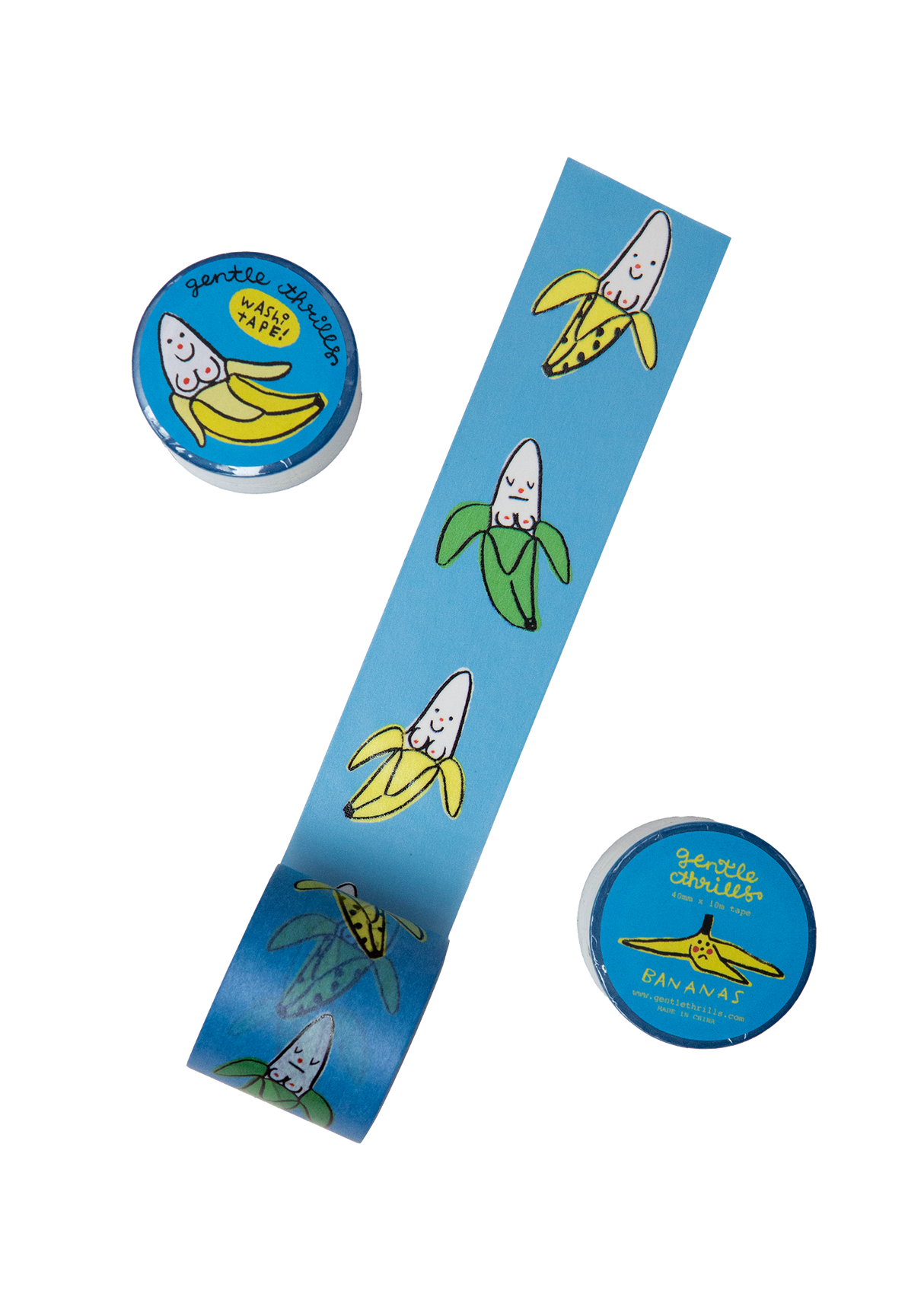 Banana Washi Tape by Gentle Thrills