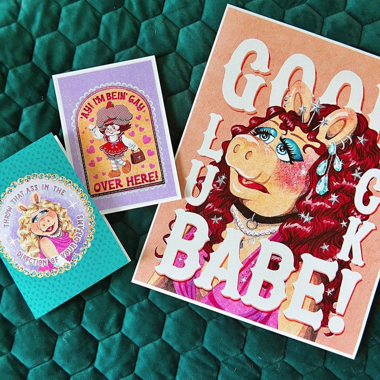 Good Luck Babe! Art Print