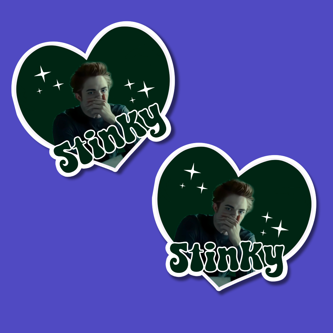 Stinky Eddie Vinyl Sticker Edward Twilight