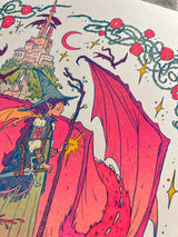 Dragon Witch Riso Print