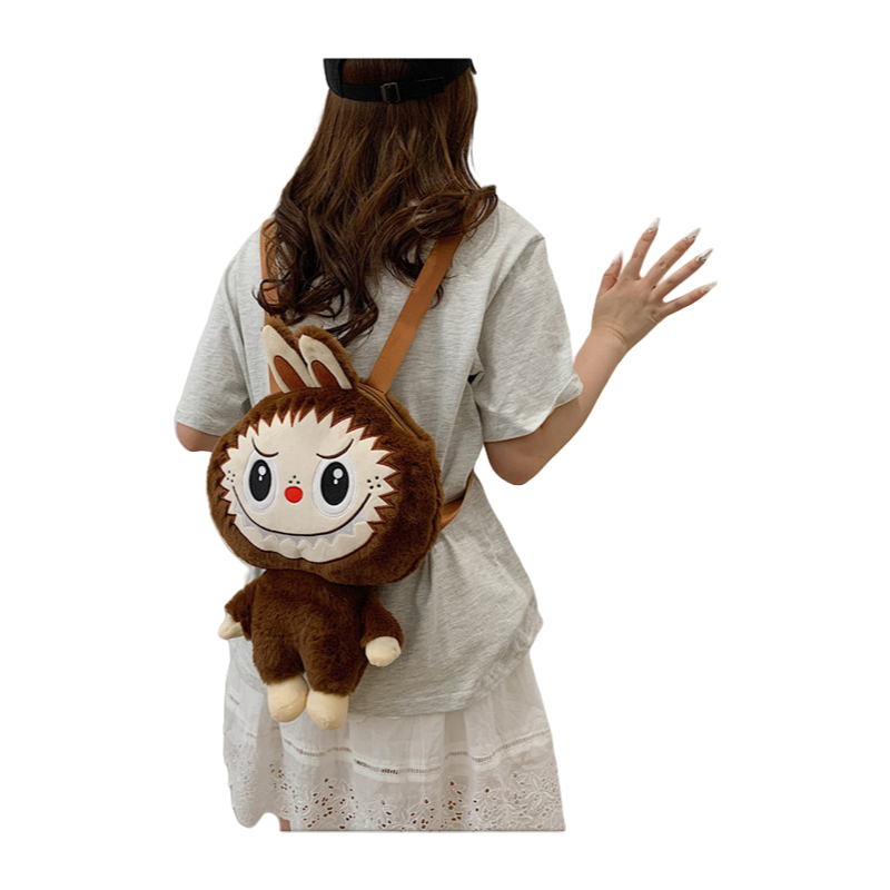 Lafufu Cute Soft Plush Backpack Labubu