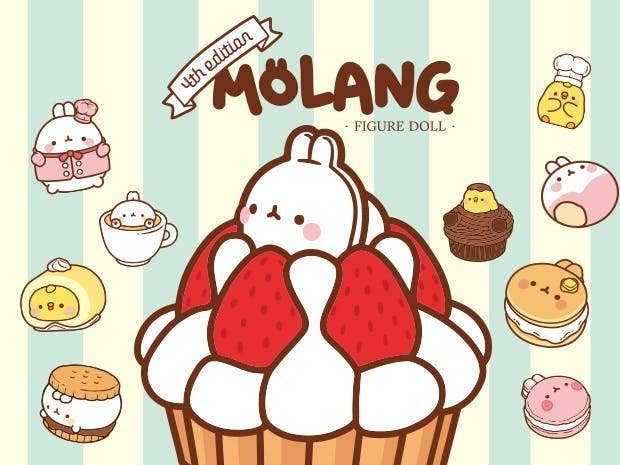 Molang Cafe Dessert-Themed Blind Box