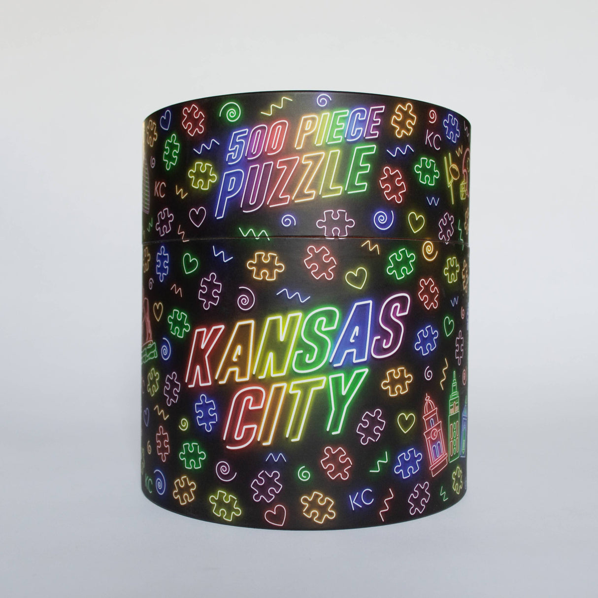 Neon Lights Kansas City Puzzle