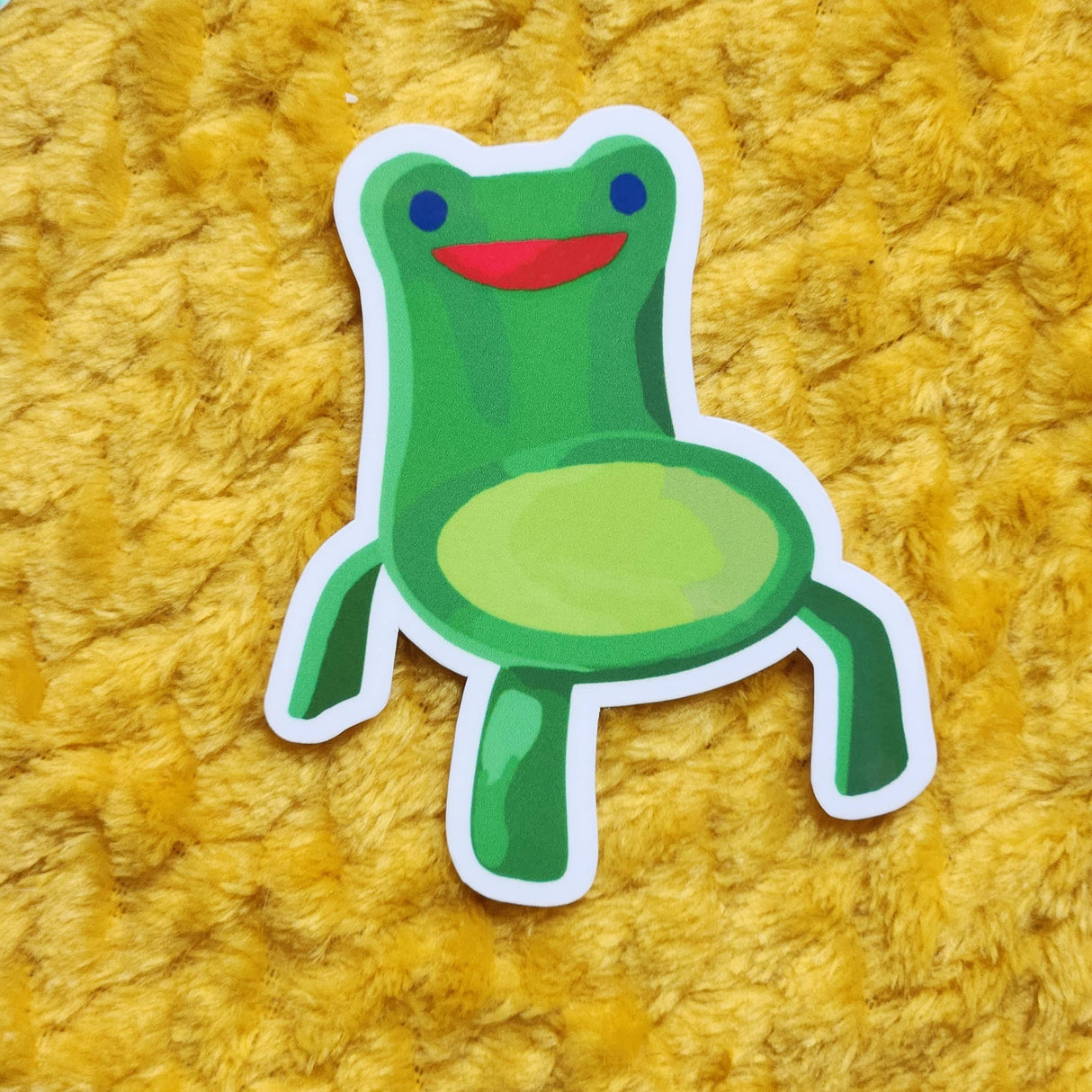 The Sims Frog Chair Holographic Sticker