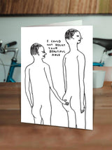 Beautiful Arse Greeting Card