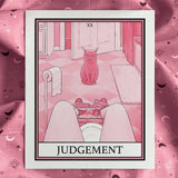 Cat Tarot Judgement Art Print