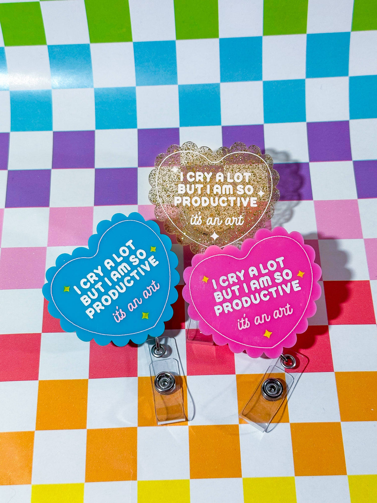 I cry a lot but I am so productive - Badge Reel!