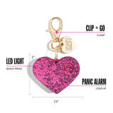 Glitter Heart Safety Alarm