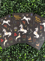 Unicorn Tapestry Medieval Sticker Sheet