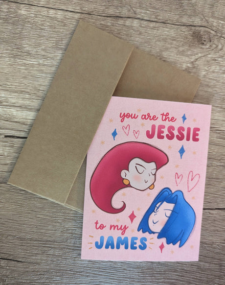 Jessie to my James Pokemon Greeting Card