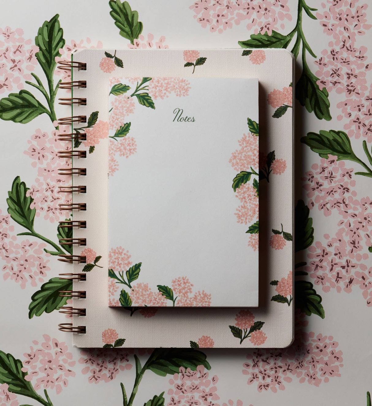 Pink Hydrangea Notepad