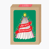 Merry Bookmas Holiday Greeting Card