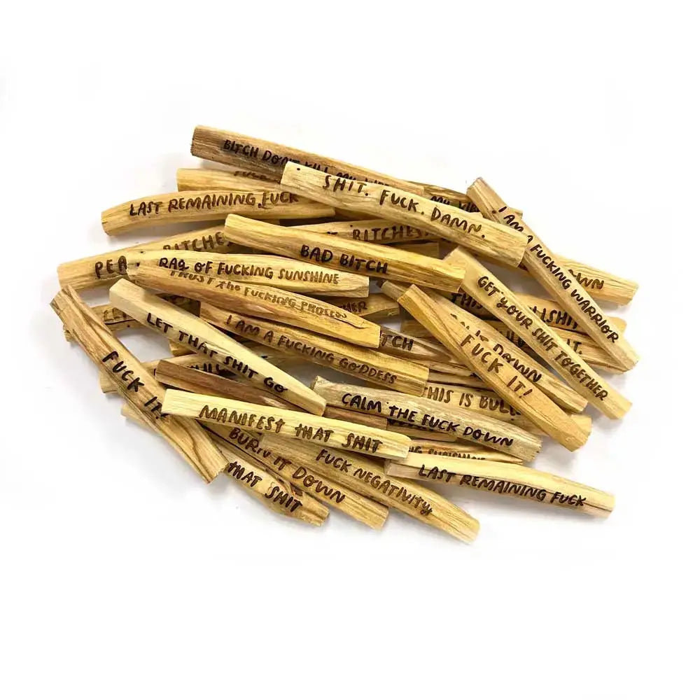 Laser-Engraved Palo Santo Starter Pack