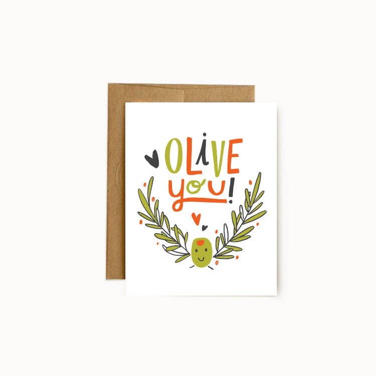 Olive You Card