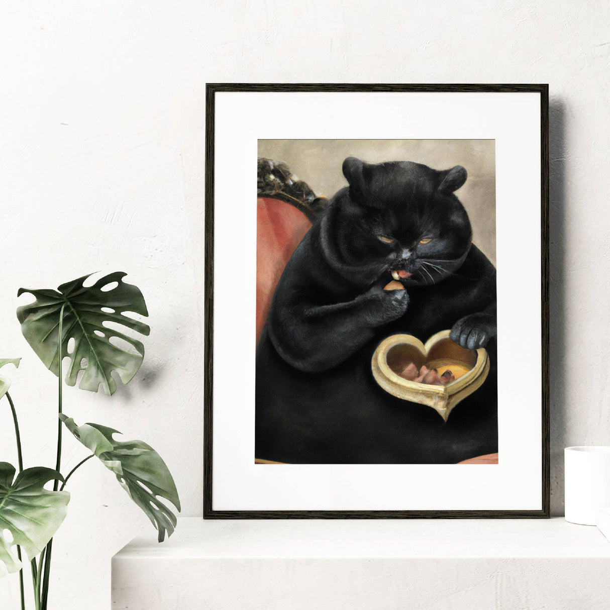 Shamefully Eating Candies Art Print 5x7