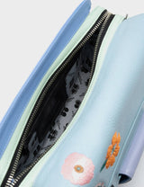 Cael Reversible Vista Blue Shoulder Bag - Camo Dreams Design