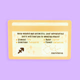 Sagittarius Zodiac Fake ID Drivers License