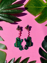 Frog and Fly Earrings