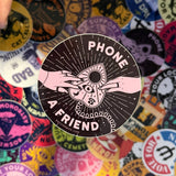 Phone A Friend Sticker
