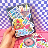Funny Relatable Lactose Intolerant Waterproof Vinyl Sticker