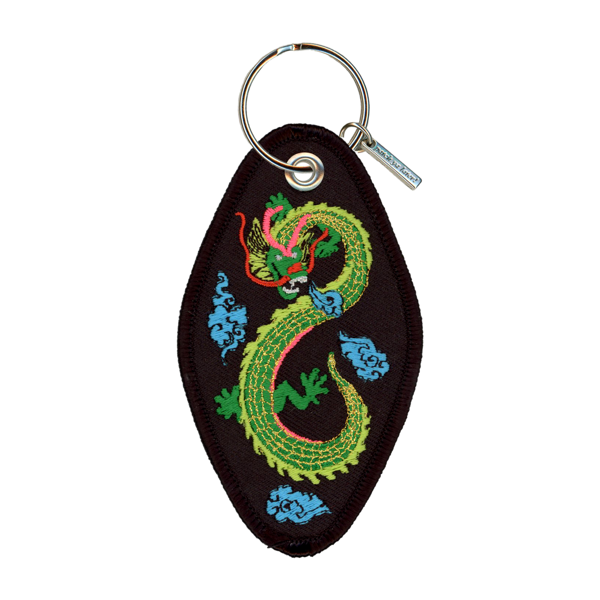 Puff Puff Pass Embroidered Keychain