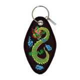 Puff Puff Pass Embroidered Keychain