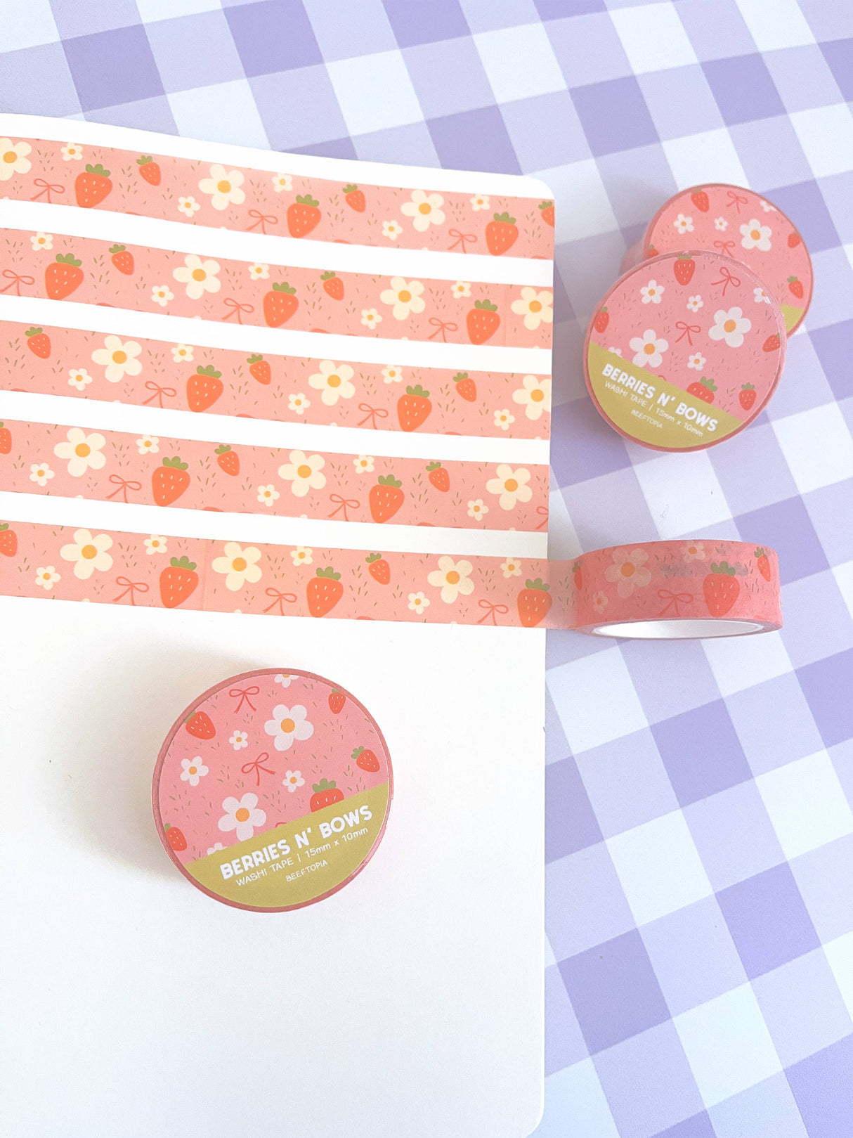 Berries n' Bows Washi Tape
