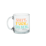 Exhale the Bullshit Glass Mug