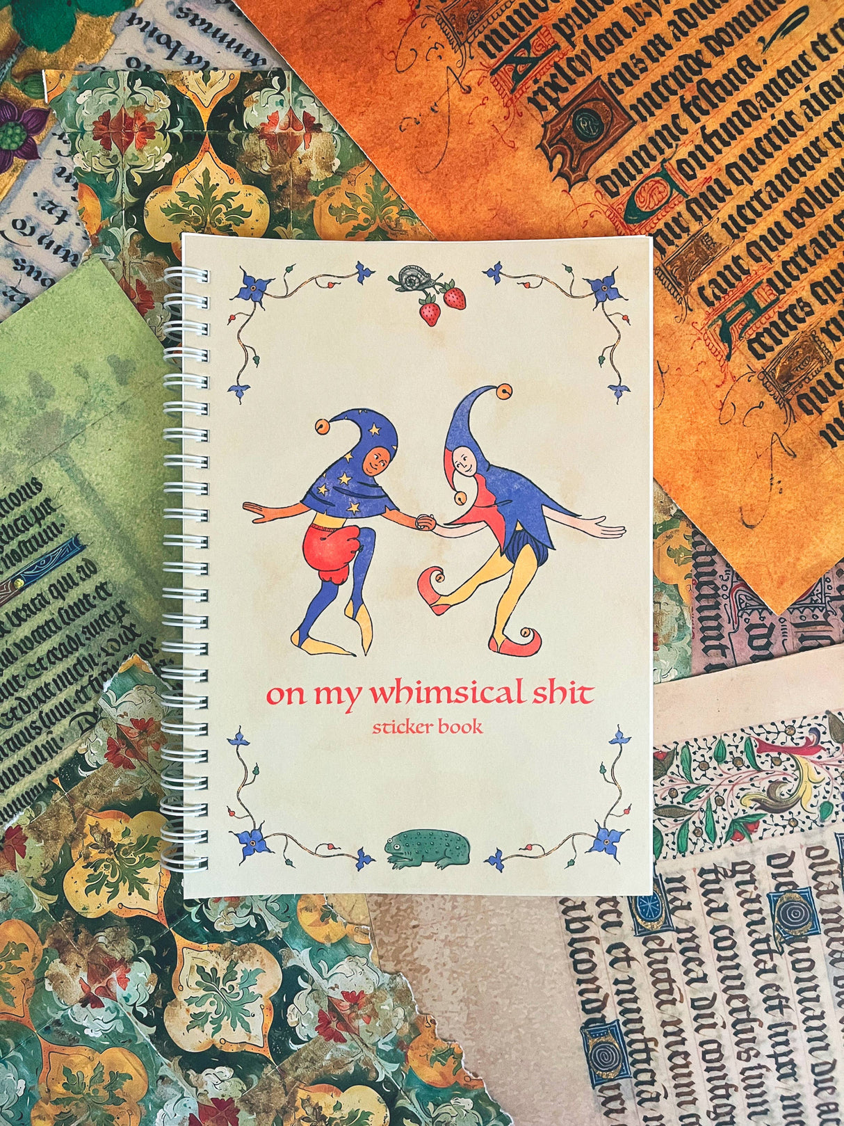 On My Whimsical Sh*t Reusable Sticker Book