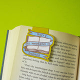 My Weekend is Booked Magnetic Bookmark | Bookish Gift