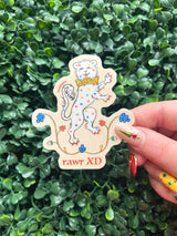Rawr XD Medieval Lion Sticker