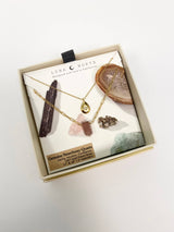 Golden Drip Necklace Set