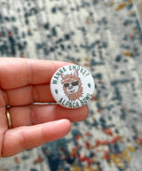 Alpaca Bowl Pinback Button