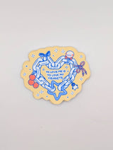 To Love Me Is to Love My Trinkets Vinyl Sticker