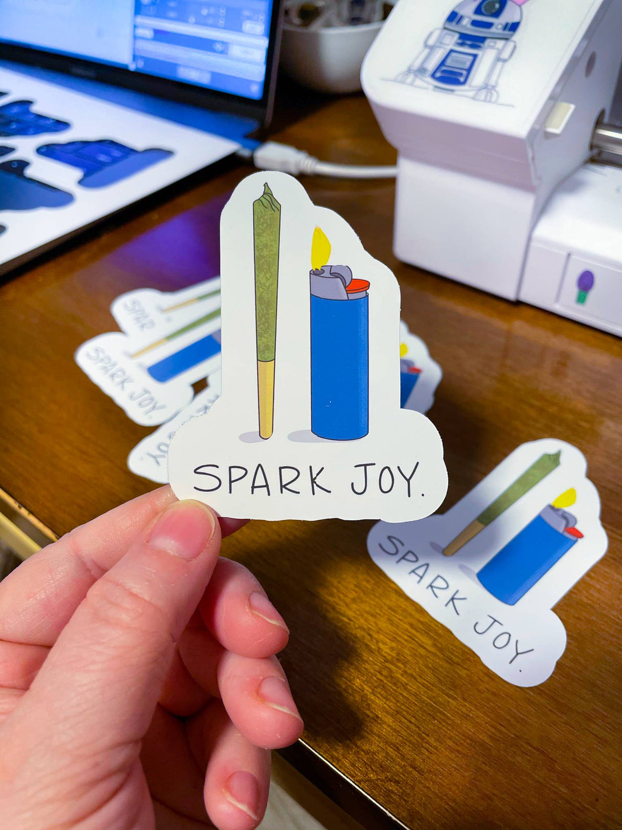 Spark Joy Vinyl Sticker