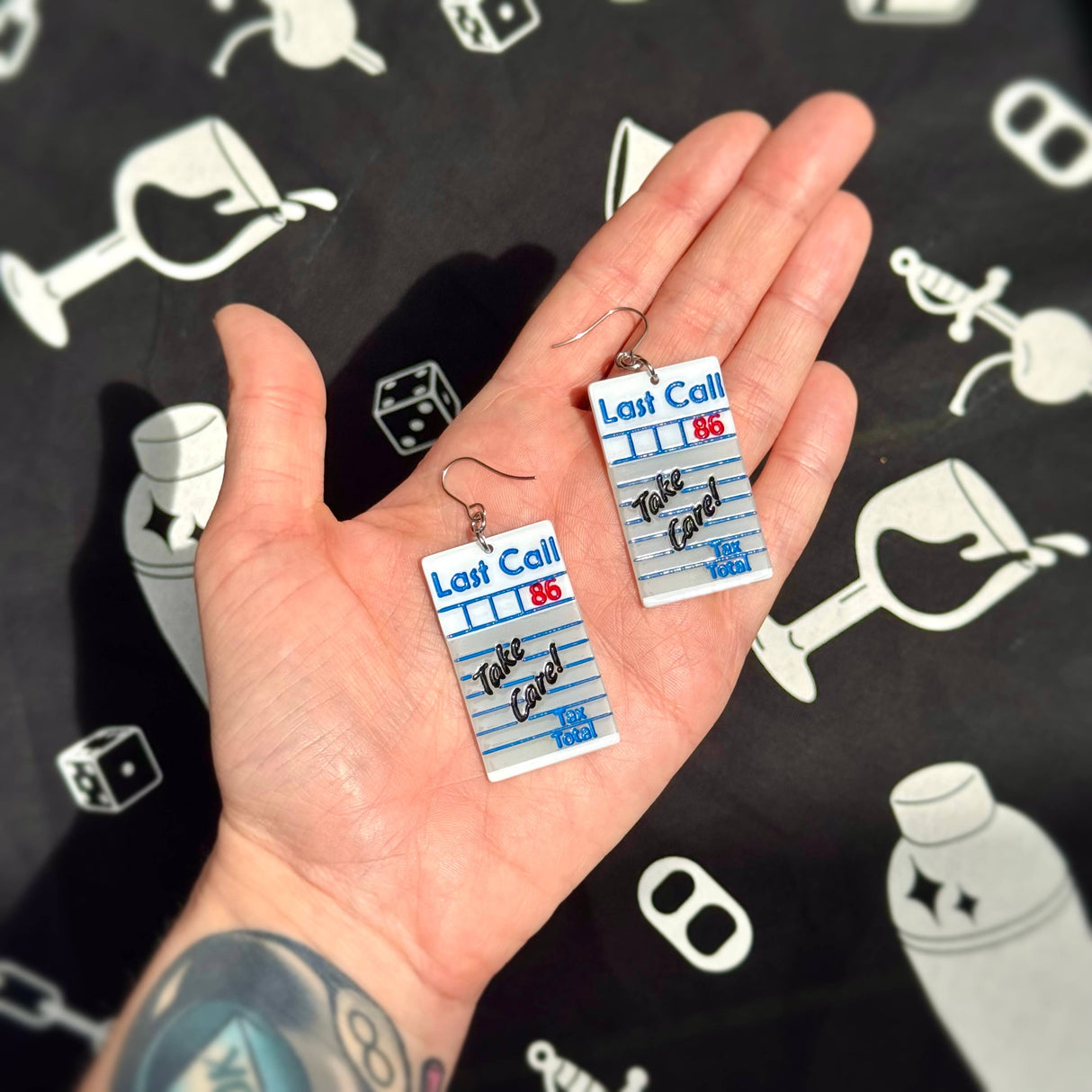 Guest Check Earrings