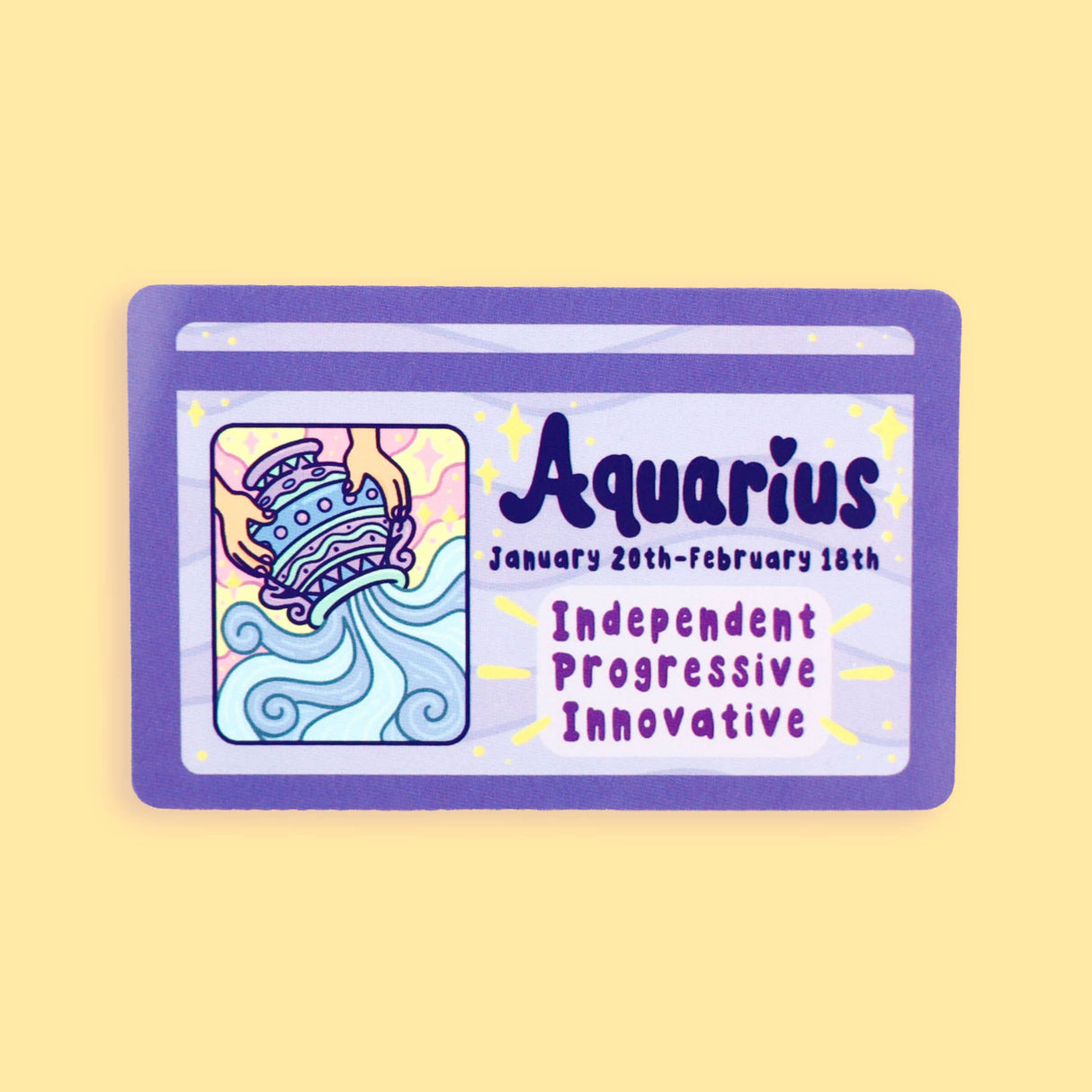 Aquarius Zodiac Fake ID Drivers License