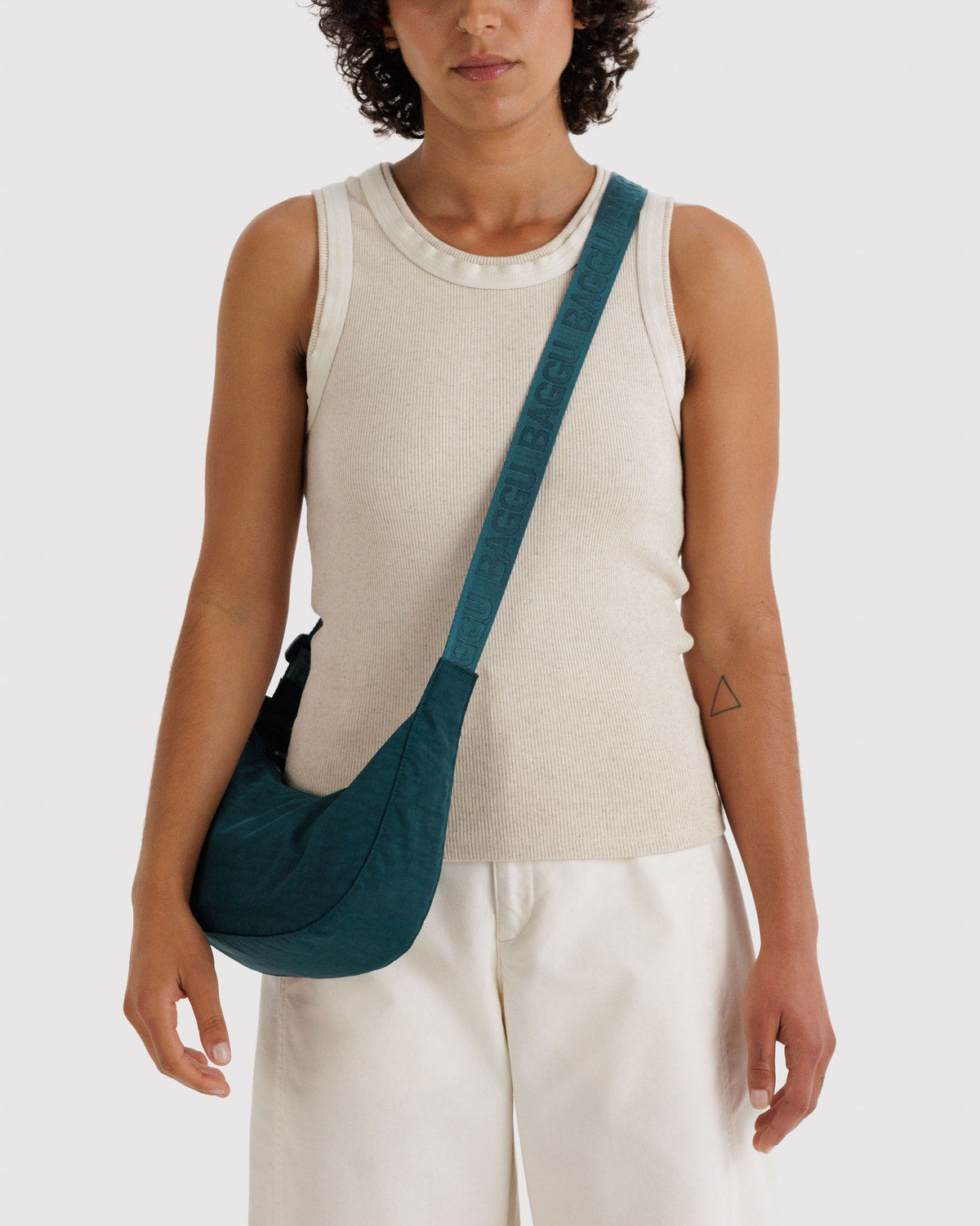 Small Nylon Crescent Bag by BAGGU