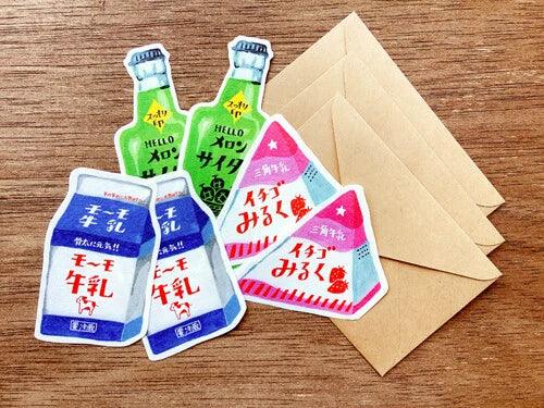 Japanese Die-Cut Mino Washi Letter Writing Sets by Retro Diary