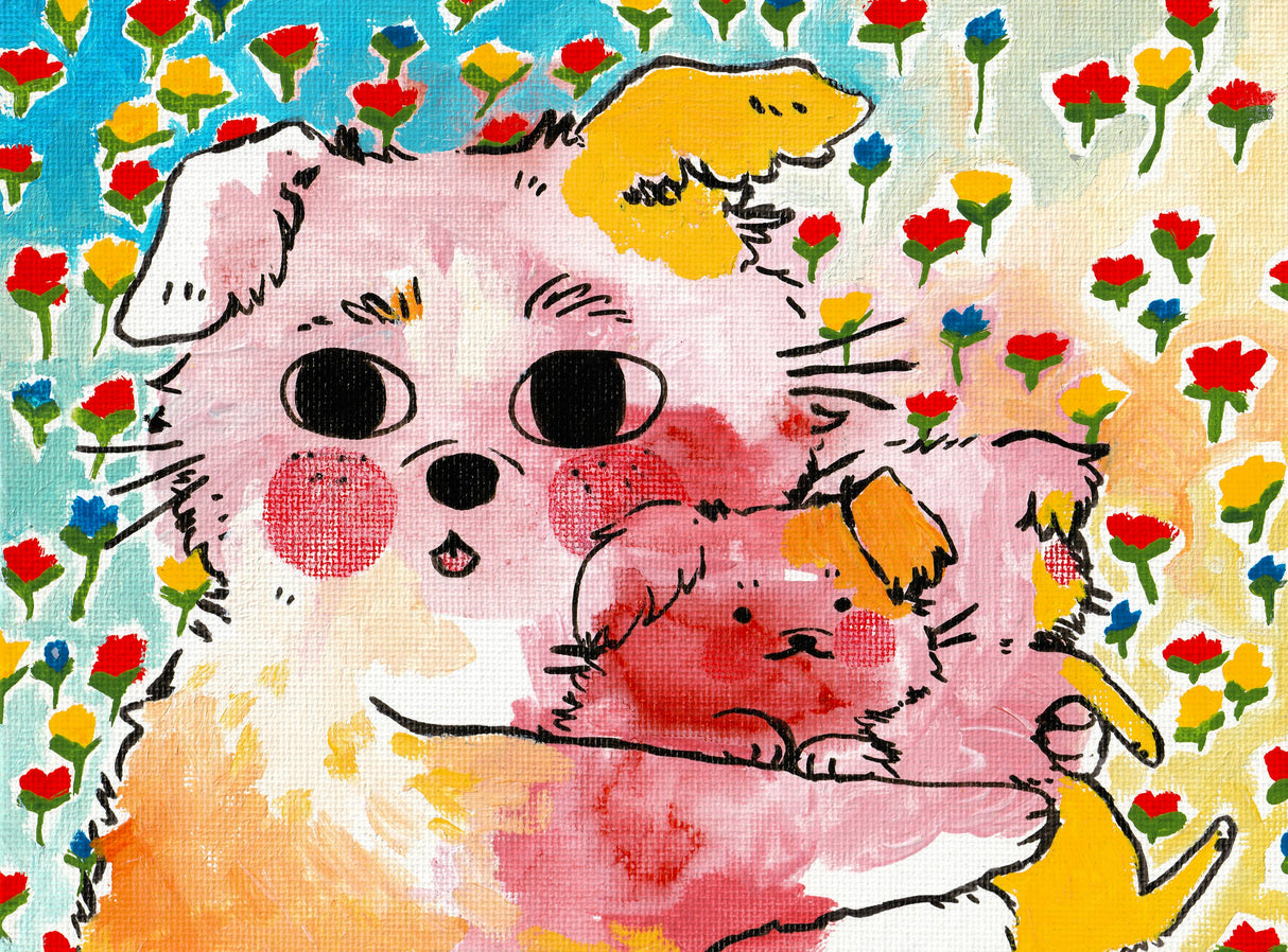 "These R My Puppies" Print