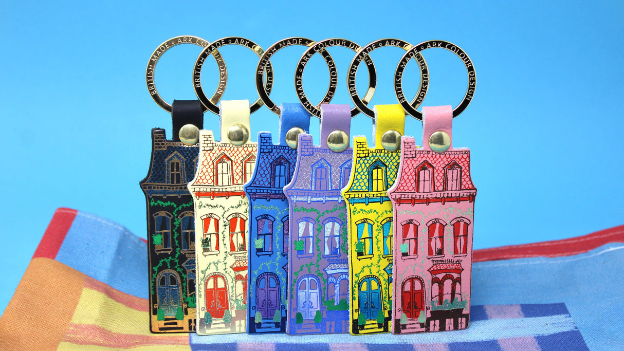 Leather Dolls House Key Fob