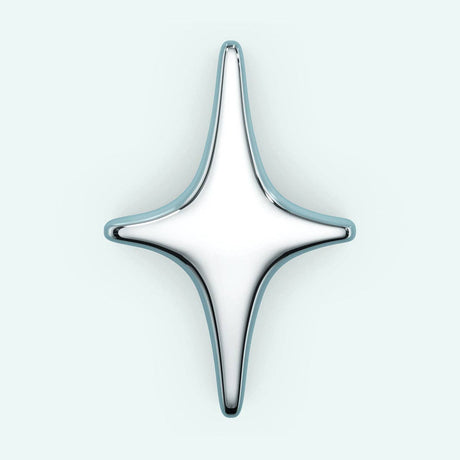 Puffy Stud Earrings - Big Sparkle