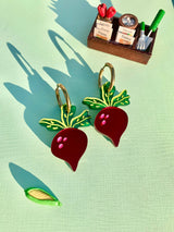 Just Beet It! Earrings
