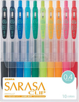 Japanese Gel Pen ZEBRA Sarasa Clip 0.5mm Pen Sets