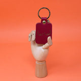 Leather Boobs Key Fob